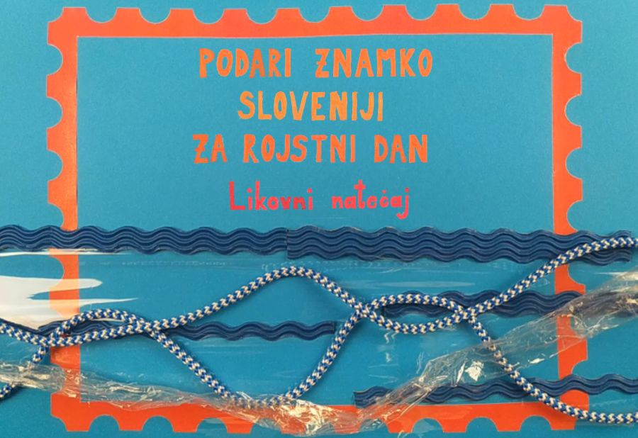 Podari znamk Sloveniji za 30. rojstni dan. Likovni natečaj.