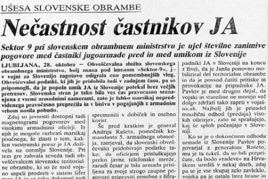 Scan časopisnega prispevka iz časnika Delo