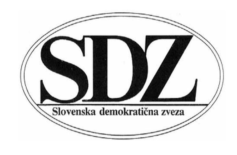 Logotip SDZ Slovenska demokratična zveza.