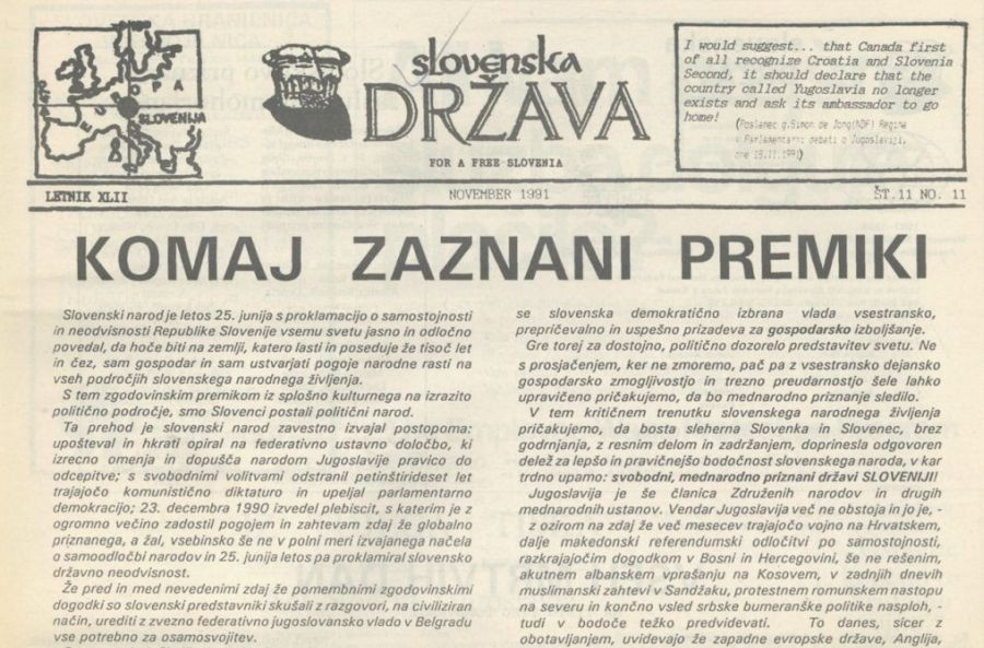 Del naslovnice časopisa.