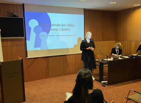Polona Kovač - predstavnica Društva Ključ – center za boj proti trgovanju z ljudmi