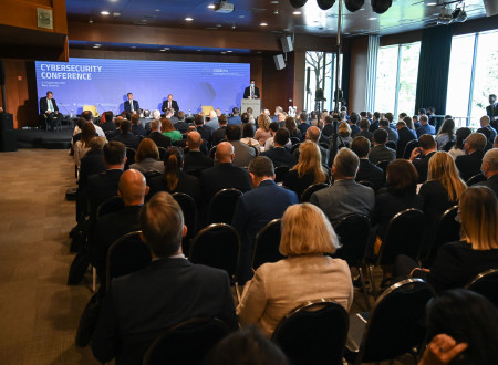 Minister Boštjan Koritnik speaking at the Conference opening