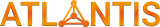 Logo projekta je napis Atlantis. Črka A na sredini je sestavljena iz trikotnika, ki povezuje štiri točke.