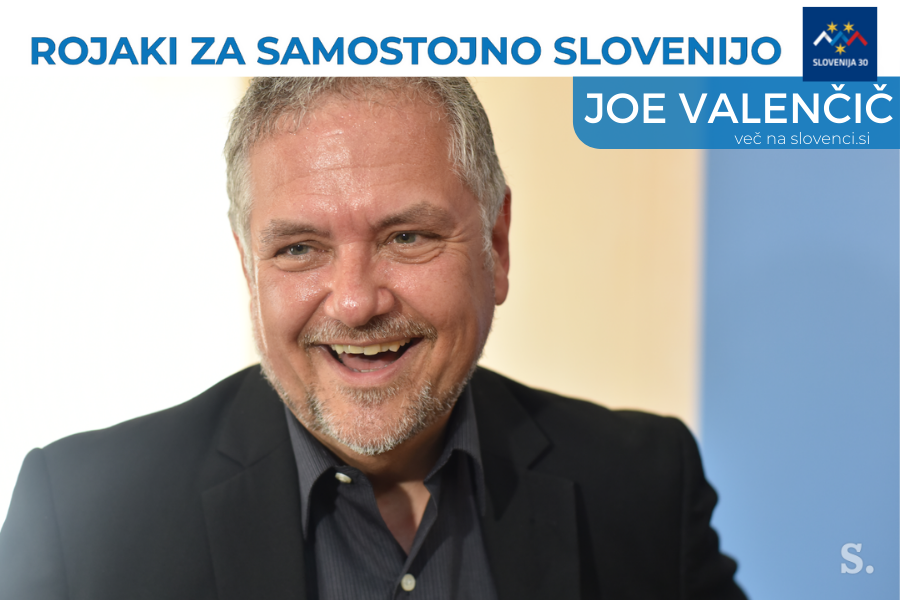 Na fotografiji je Joe Valenčič z nasmehom