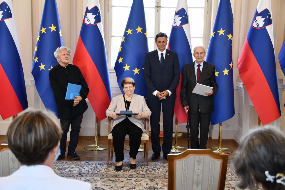 Mirsad Begić, Stanislava Gregorič, Borut Pahor, Zorko SImčič